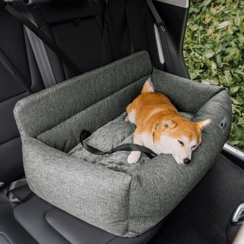 FunnyFuzzy TravelBolsterFullDurableWashableDogCarBackSeatBed6