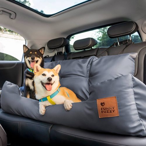 FunnyFuzzy TravelBolsterSafetyMediumLargeDogCarBackSeatBed3 075febdf 26d1 4b55 a4d3 a65c030d089c