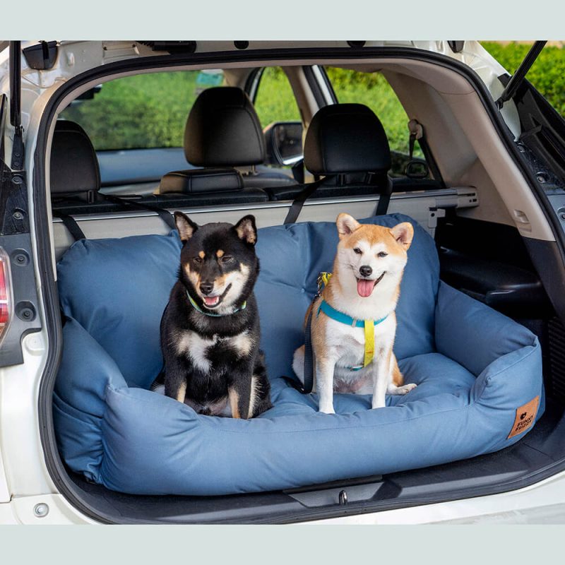 FunnyFuzzy TravelBolsterSafetyMediumLargeDogCarBackSeatBed5