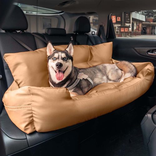 FunnyFuzzy TravelBolsterSafetyWaterproofMediumLargeDogCarBackSeatBed3 70b290e7 173f 47e6 9853 9994a52b71c2