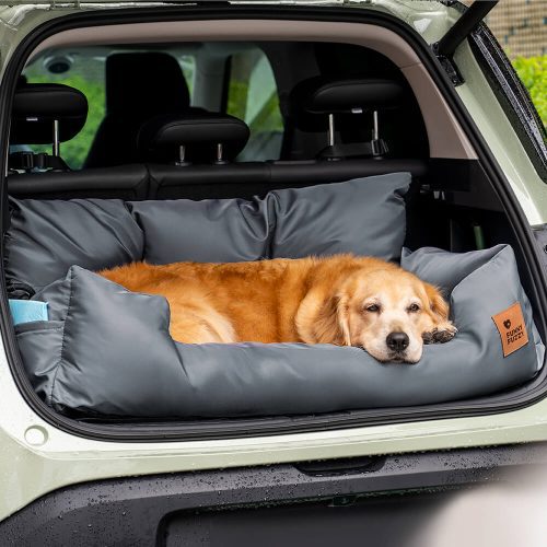 FunnyFuzzy TravelBolsterSafetyWaterproofMediumLargeDogCarBackSeatBed6