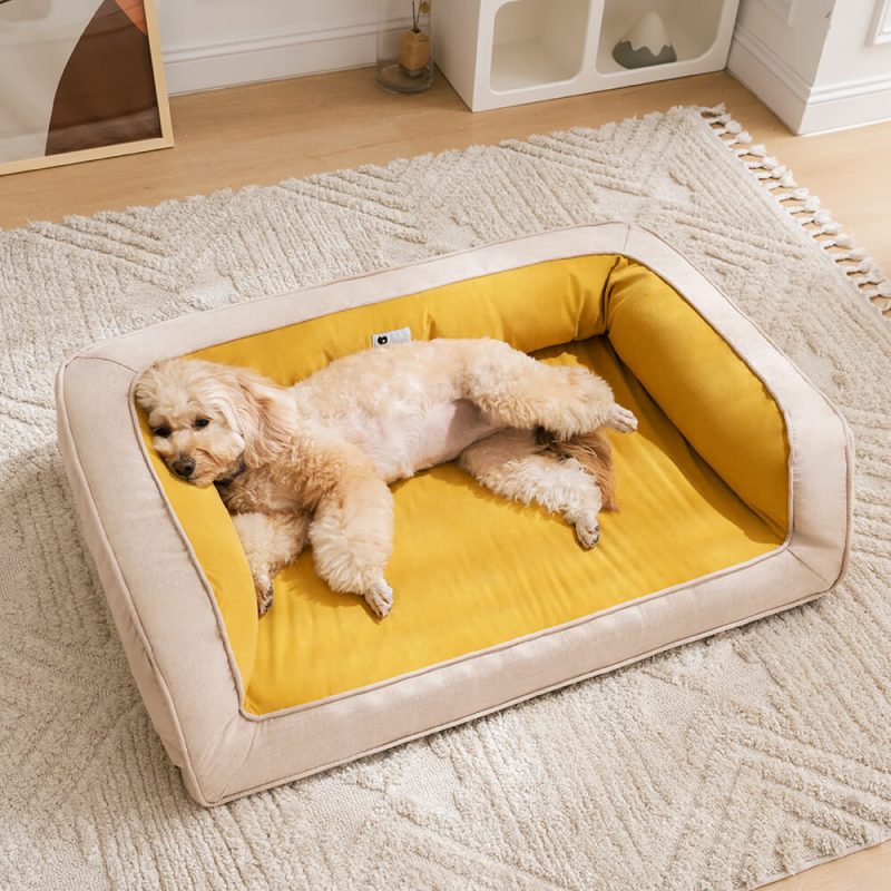 FunnyFuzzy UltimateLoungerFullSupportComfortableOrthopedicDogBed13