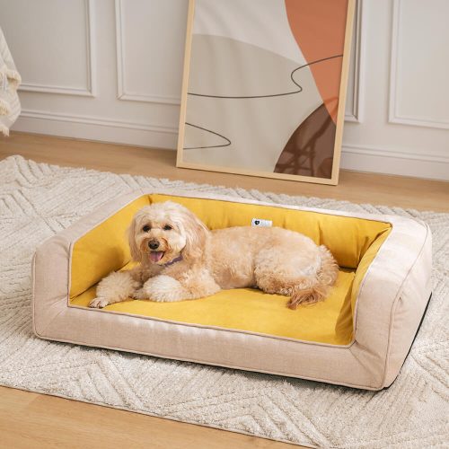 FunnyFuzzy UltimateLoungerFullSupportComfortableOrthopedicDogBed6