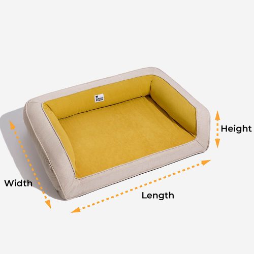 FunnyFuzzy UltimateLoungerFullSupportComfortableOrthopedicDogBed7