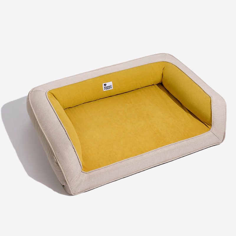 FunnyFuzzy UltimateLoungerFullSupportComfortableOrthopedicDogBed8