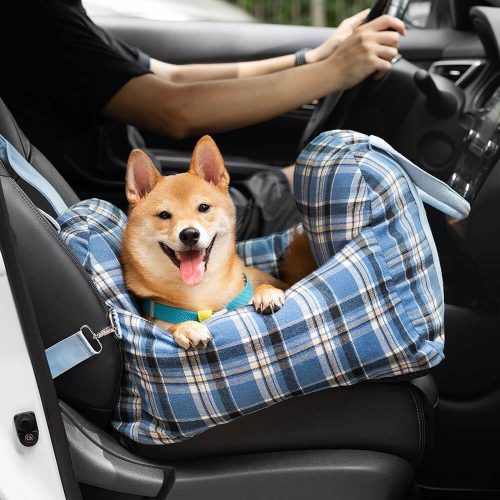 FunnyFuzzy VintagePlaidTravelSafetyDogCarSeatBed3 8ffb1651 84e4 4764 9108 525a5ff19492