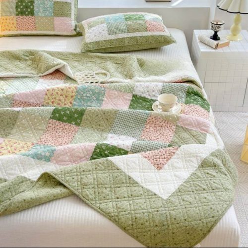 GardenChicLuxuryReversible3PieceQuilt ShamsSet 3