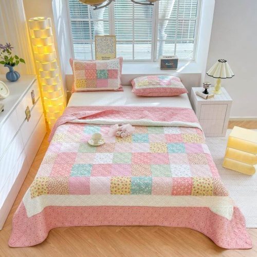 GardenChicLuxuryReversible3PieceQuilt ShamsSet 6