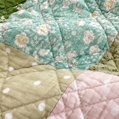 GardenChicLuxuryReversible3PieceQuilt ShamsSet 8