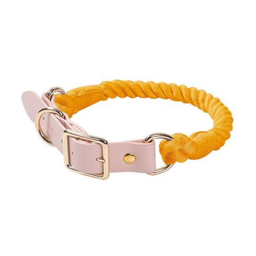 HandwovenLeatherFashionNoPullDogCollar 13