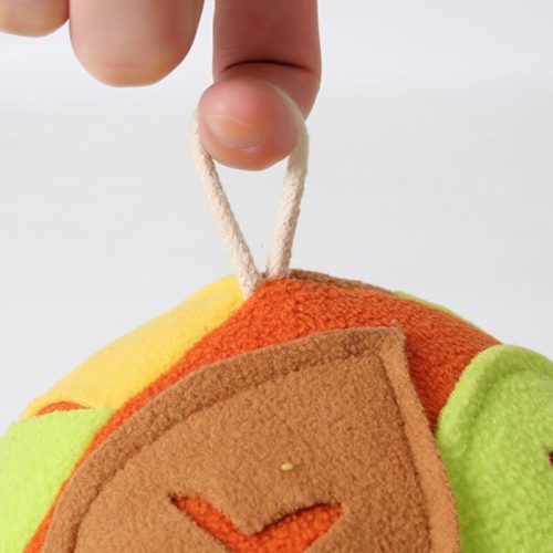 InteractivePuzzleSqueakyToyLeafBallDogTreatDispenserToy 4