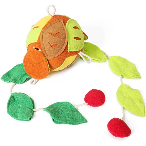 InteractivePuzzleSqueakyToyLeafBallDogTreatDispenserToy 9