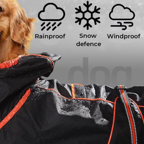 LargeDogOutdoorJacketWaterproofAdjustableDog 4