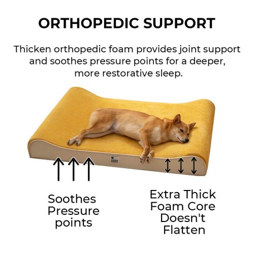 LuxuriousNobilityDogLoungeChairOrthopedicDogBed 2