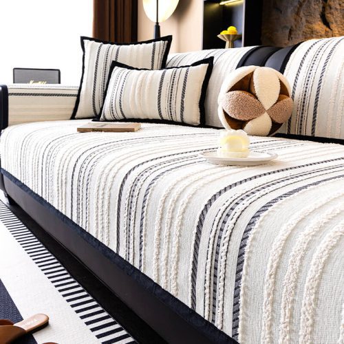 LuxuryChenilleSoftWear ResistantandNon SlipSofaProtectionCouchCover 11