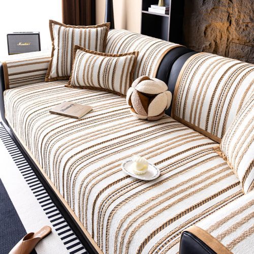 LuxuryChenilleSoftWear ResistantandNon SlipSofaProtectionCouchCover 13