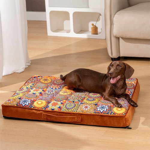 MoroccanFullSupportThickenedComfortableOrthopedicPillowDogBed 9