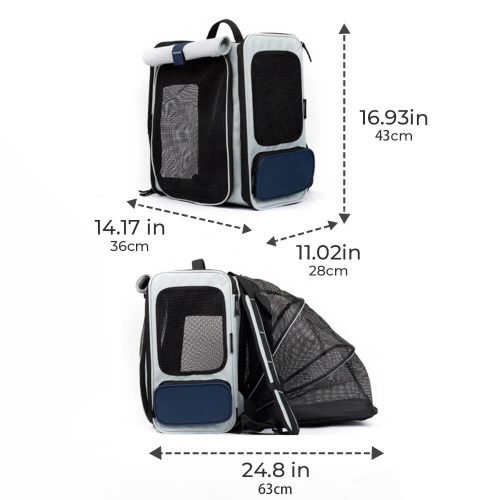 Multi functionExpandableLargeSpaceOutdoorPetBagCatBackpack 2