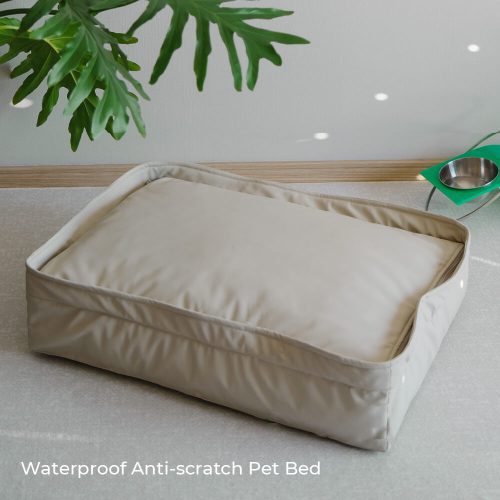 MultifunctionalFauxLambswool LeatherPetNestDogBed5