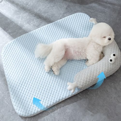 NaturalCoolingPetBedNeckGuardDogBed 2