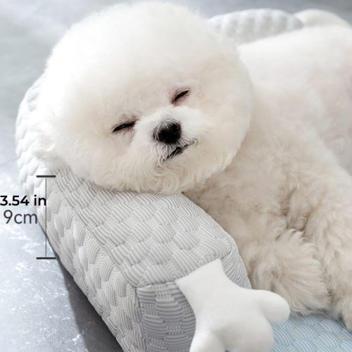 NaturalCoolingPetBedNeckGuardDogBed 7