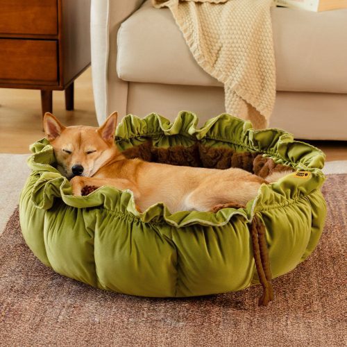 Nature InspiredAdjustableCalmingDogBed PlushNest 9