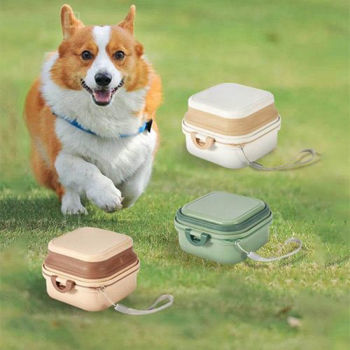 OutdoorPortableDouble layerFoldingPetBowl 1