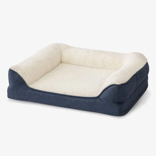 PlushPetSofaBedMemoryFoamOrthopaedicDogBed