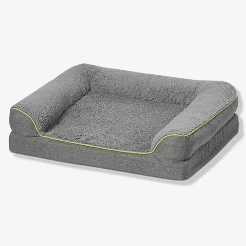 PlushPetSofaBedMemoryFoamOrthopaedicDogBed 8