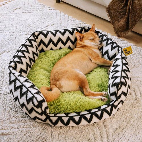 PlushRetreatChevronDogBed TheWarmHugger 12 4b6c0793 4963 408d b8e1 1292161b0494