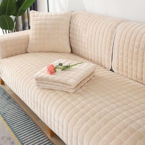 SquareFlannelScratch Resistant Anti SlipProtectionCouchCover 18