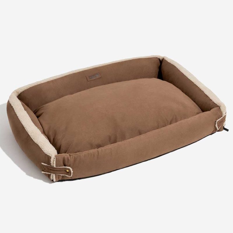 StylishExpandableErgonomicCalmingDogBed TranquilPaws 10