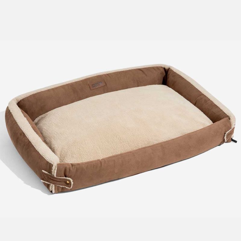 StylishExpandableErgonomicCalmingDogBed TranquilPaws 11