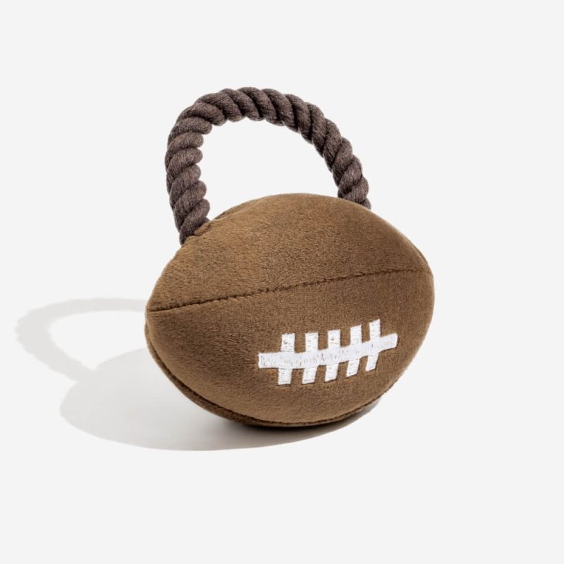 SuperBowlPlushRugbyFootballSoundToyDogInteractiveToy 4