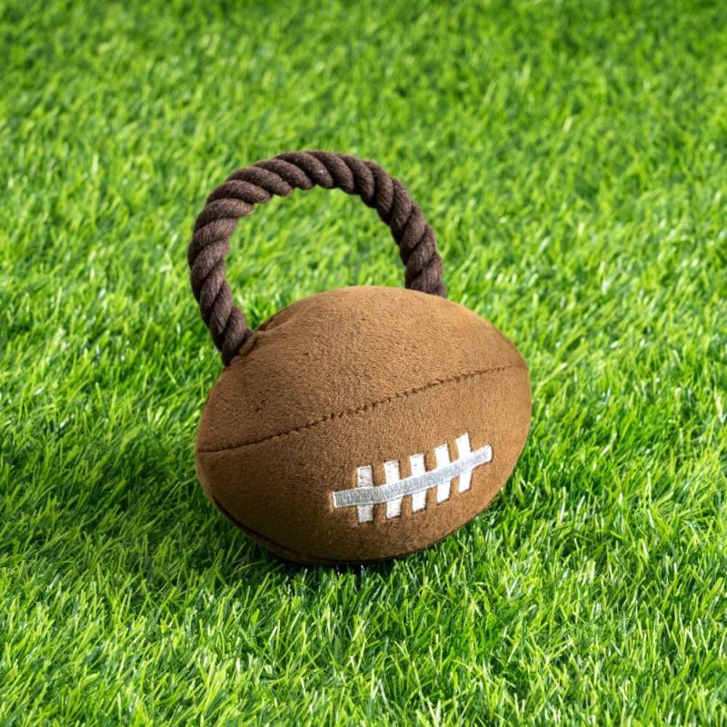 SuperBowlPlushRugbyFootballSoundToyDogInteractiveToy 6