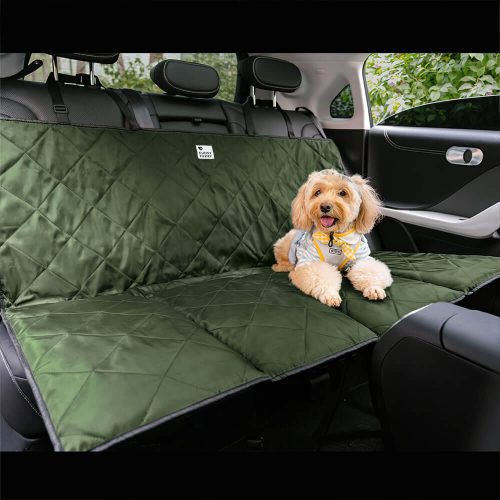 TravelPortable WaterproofFoldingDogCarBackSeatBed 9