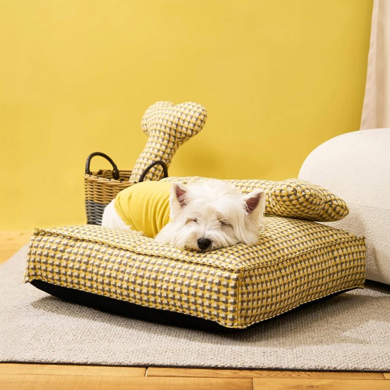 WaffleShapeSweetDreamsCalmingDogBed 7