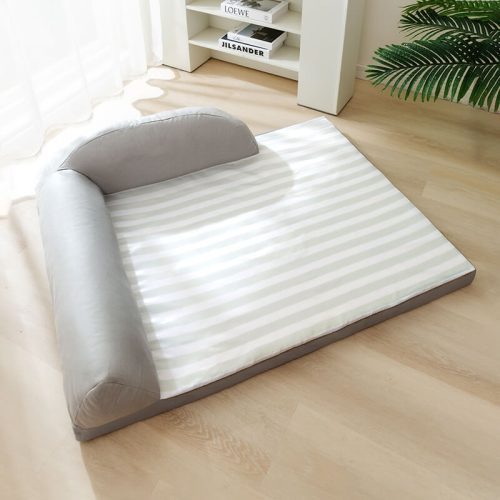 WaterproofStripedLoungerBedLargeDogBed 4