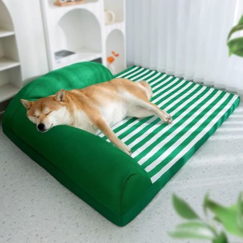 WaterproofStripedLoungerBedLargeDogBed 8