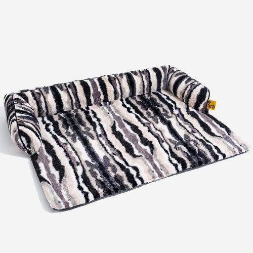 ZebraPlushSofaProtectorDogMat PawLounge 4