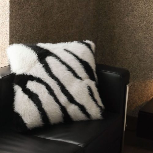 Zebra Thickened Fluffy Fur Bed Sheet Set pillow 4