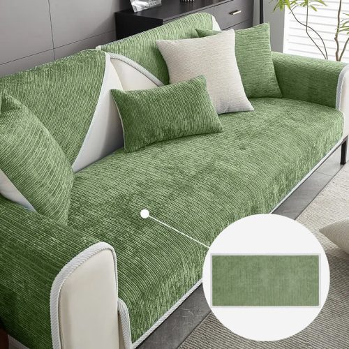 funnyfuzzy simplestripedcouchcover seatcover green