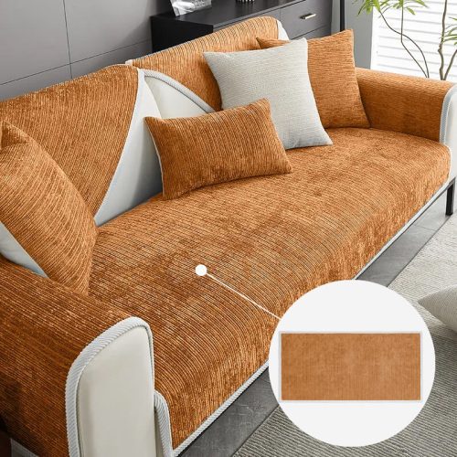 funnyfuzzy simplestripedcouchcover seatcover orange