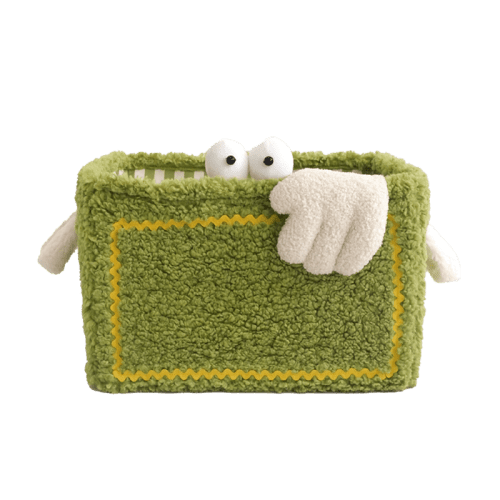 funnyfuzzyColorfulLittleMonsterStripedFoldableStorageBasket 3