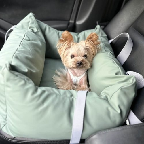 funnyfuzzyCompactTravelSafetyWaterproofDogCarSeat 6