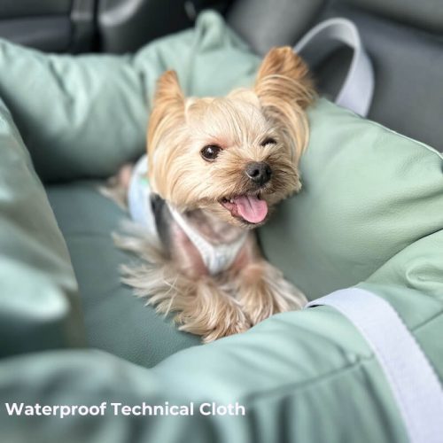 funnyfuzzyCompactTravelSafetyWaterproofDogCarSeat 7