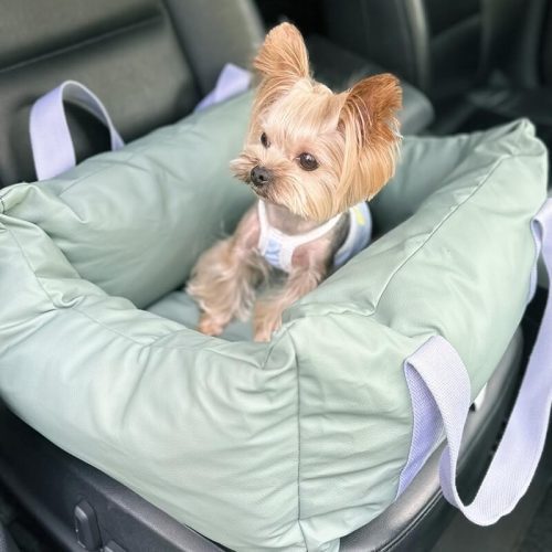 funnyfuzzyCompactTravelSafetyWaterproofDogCarSeat 9