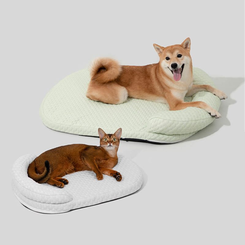 funnyfuzzyCoolingBreathableNeckSupportDogPillowBed 10