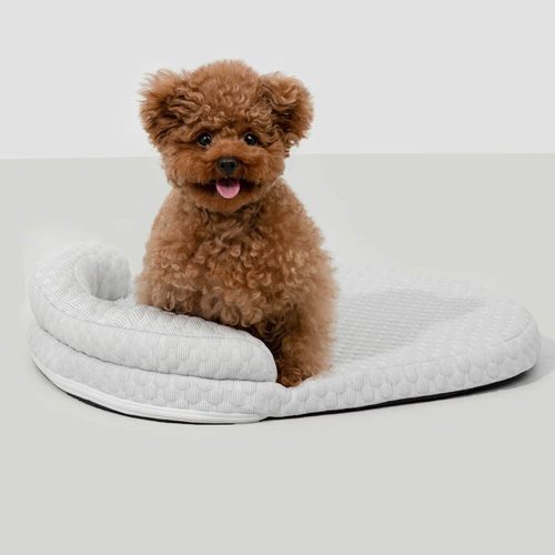 funnyfuzzyCoolingBreathableNeckSupportDogPillowBed 2