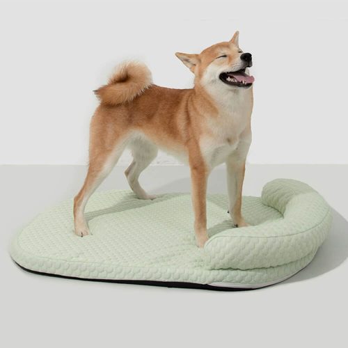 funnyfuzzyCoolingBreathableNeckSupportDogPillowBed 3